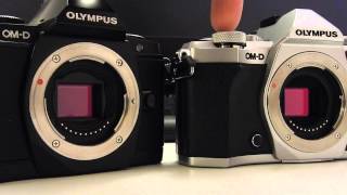 Olympus OMD EM5 vs EM5 Mark II Shutter Sound Lens Off [upl. by Zeidman]