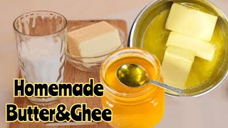 Making BUTTERampGHEE in home simple waymethod2 [upl. by Skipp312]