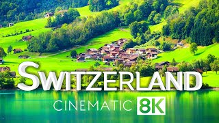 Switzerland in 8K ULTRA HD  Heaven of Earth 60 FPS [upl. by Milla]