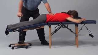 Flexion Distraction Option for Portable Tables Thuli Chiropractic Table [upl. by Adnuahsor491]