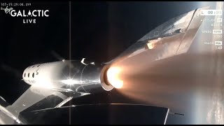 Virgin Galactic Unity soars to suborbital space with its 1st commercial passengers [upl. by Urian70]