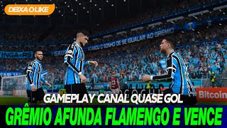 GREMIO AFUNDA FLAMENGO EM UMA CRISE SEM FIM NA TEMPORADA  PES 2021  GAMEPLAY 45 [upl. by Aveline]