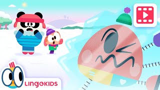 BABY BOT FROZEN 🤖 ❄️🎿 Cartoons for Kids  Lingokids Baby Bot S1 E7 [upl. by Raab]