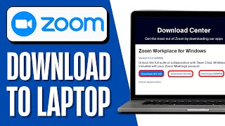 How to Download Zoom App in Laptop StepbyStep [upl. by Acnaiv]