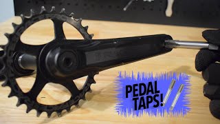 Fixing Crank Threads with Pedal Taps [upl. by Assirehc]