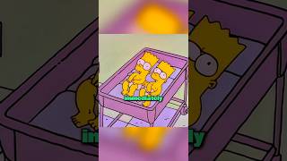 Barts Lost Twin Story Unveiled😱 simpsons shorts [upl. by Burdett789]