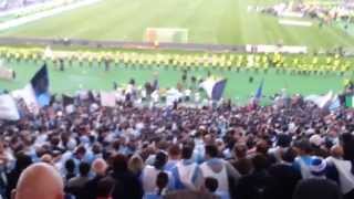 Finale di partita in curva NORD APOTEOSI DEI TIFOSI DELLA LAZIO ROMA  LAZIO 0 1 [upl. by Seabury123]