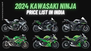 2024 Kawasaki Ninja Price List in India [upl. by Madra]