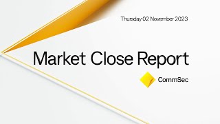 Market Close 2 Nov 23 ASX 200 index finished higher by 61 points or 09 [upl. by Darees28]