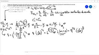 CV 735 Ejercicio Relación entre Curvas de Costes a Largo Plazo y Rendimientos de Escala [upl. by Russel]