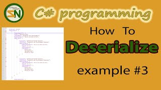 Example 3 How to Deserialize JSON Data into Custom C Class Objects using Newtonsoft [upl. by Bac449]