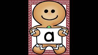 Learn Lowercase Letters with Gingerbread Man Fun Alphabet Practice for Preschool amp Kindergarten [upl. by Dill320]