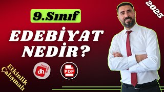 EDEBİYAT NEDİR 2025 Etkinlik Çalışması  9Sınıf Sözün İnceliği Teması  Deniz Hoca PDF📝 [upl. by Eisserc]