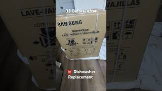 👀 BeforeAfter Dishwasher Replacement👉🏾SubscribeLikeShare👈 Its FREE👈🏻 dishwashers [upl. by Lorri]