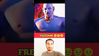 Aladdin movie clip freedom aladdin ytshorts tranding funny viralvideo reaction shorts duet [upl. by Rolland]