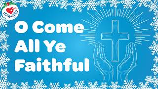 O Come All Ye Faithful Karaoke 🎤🎄 Instrumental Christmas Song with Sing Along Lyrics [upl. by Banebrudge453]