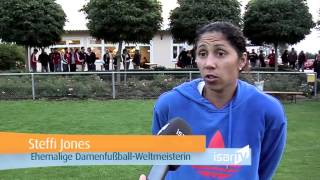 WMChamp trainiert Nachwuchs Steffi Jones beim SSV Weng [upl. by Maurey835]