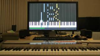 Synthesia Playing a Piano Song on an External Keyboard [upl. by Seebeck19]