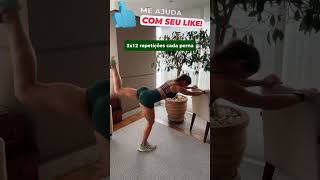 TREINO PARA GLUTEOS EM CASA [upl. by Chantal54]