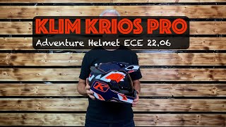 THE ultimate Adventure helmet  the Klim Krios Pro ECE22 06 [upl. by Yleek606]