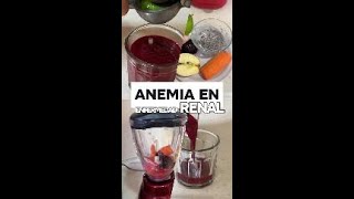 Toma este JUGO de BETABEL para tu ANEMIA en la enfermedad renal 🍷🥕🍎 dialisis anemia [upl. by Dittman]