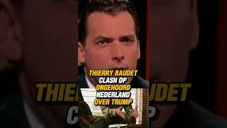 THIERRY BAUDET CLASH OP ONGEHOORD NEDERLAND OVER TRUMP thierrybaudet fvd trump [upl. by Alberik]