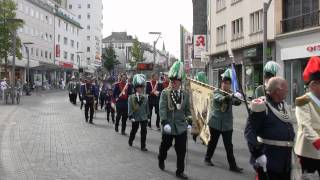 Stadtschützenfest Mönchengladbach 2012 Umzug durch die Stadt 02092012 [upl. by Atnauq]