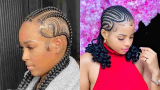 2024 200 New Trending Cornrows braids hairstyles  Braids styles  Ghana weaving [upl. by Stoecker]