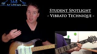 Vibrato Technique  GL365 Student Spotlight [upl. by Naimaj]