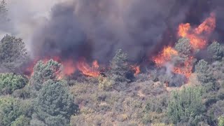 CALIFORNIA WILDFIRES  Park Fire in Butte County [upl. by Amarillis687]