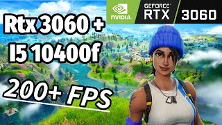 RTX 3060  i5 10400F  Fortnite 1080p Epic Settings [upl. by Assylla]