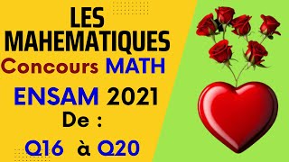 concours ENSAM Math 2021 [upl. by Lowney758]