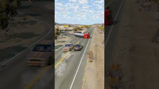 Realistic Highway Car Crashes 32  BeamNGdrive [upl. by Rois]