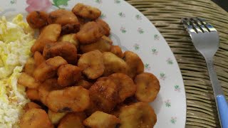 PLANTAIN RECIPE ❤️ very crispy and yummy 😋 [upl. by Aehsa]