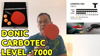 Unboxing DONIC CARBOTEC Level 7000 [upl. by Mhoj]