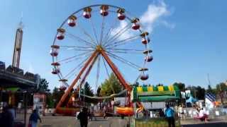 Wade Shows Mulligan Giant Wheel 2015 Kalamazoo County Fair [upl. by Frolick]