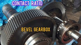 Bevel helical gearbox contact ratio checking [upl. by Roswald425]