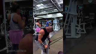 Leaning cable straight arm pulldowns using a rope are a great way to really target the lats [upl. by Brag]