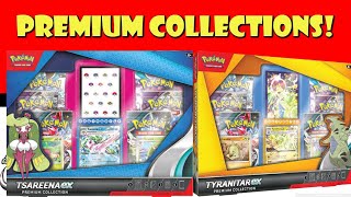 TWO New Pokémon TCG Premium Collections Revealed Tyranitar Tsareena Pokémon TCG News [upl. by Merriott]