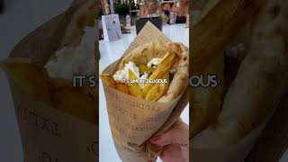 Tylixto Greek Wrap  I highly recommend this Greek gyros athens greekfood streetfood [upl. by Will582]