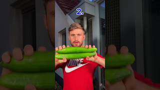 Guess how many spaghettis cucumber🥒change 😱👀shortsfunnycomedy viral pleasa support me 🙏 [upl. by Miguela]