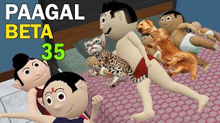 PAAGAL BETA 35  Jokes  CS Bisht Vines  Desi Comedy Video  School Classroom Jokes [upl. by Atikcir]