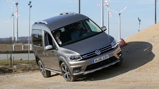 VW Caddy Alltrack 20 TDI 4Motion  Test 2016 [upl. by Suidualc]