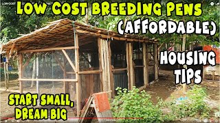 LOWCOST BREEDING PENS HOUSING TIPS [upl. by Addison275]