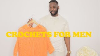 Crochet tops for men [upl. by Rachele72]