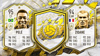 25x MID ICON PACKS 😱  FIFA 22 Ultimate Team [upl. by Compton]