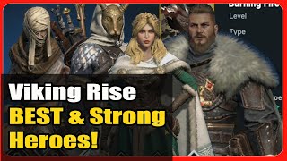 Viking Rise Best Heroes  Viking Rise Best amp Strong Heroes  Viking Rise Gameplay [upl. by Strade]