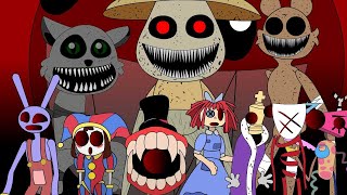 Digital Circus  House of Horrors Season 3  Secret ending  Complete series FNF Animation [upl. by Woolson]