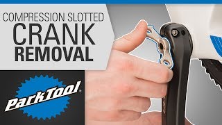 Crank Removal and Installation  Two Piece Compression Slotted Hollowtech II FSA [upl. by Wilen]