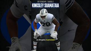 NFL Draft Profile OT Kingsley Suamataia BYU nfldraft scoutingreport shorts [upl. by Anahsed]